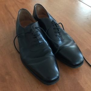 Ralph Lauren men's dress shoes Dalvin Calfskin Oxford - Black (see link)